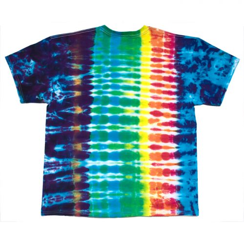 Rainbow Stripe Tie Dye T Shirt XL