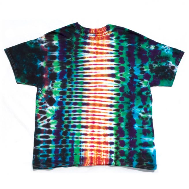 Orange & Green Tire Track Tie Dye T Shirt XL – Dark Star Dye Works