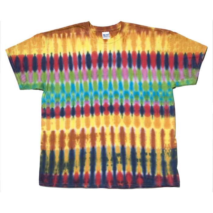 Trippy Stripes Multi-Color Tie Dye XL – Dark Star Dye Works